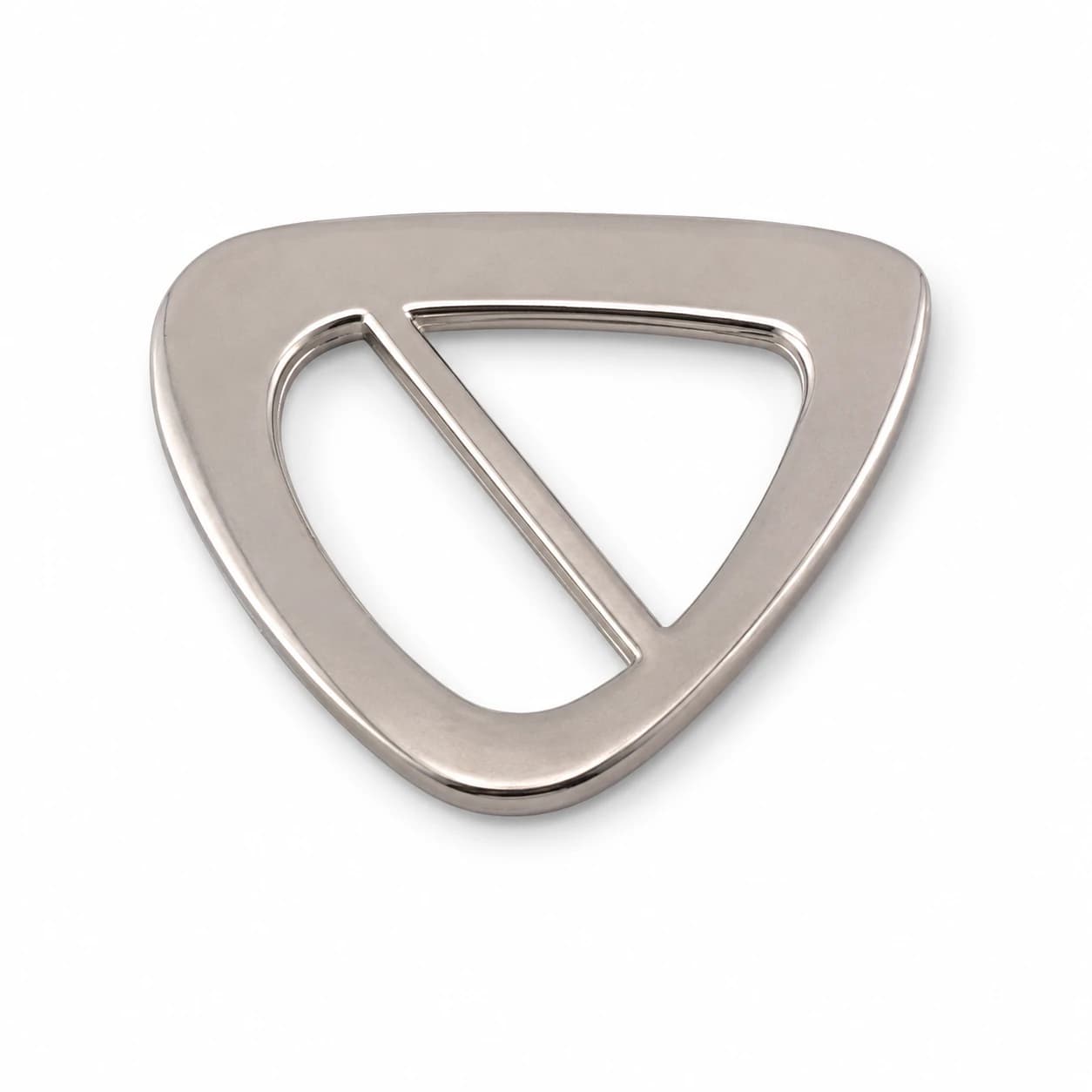A zinc alloy D-ring buckle, the kind of complex part whose mold cost dominates a small run