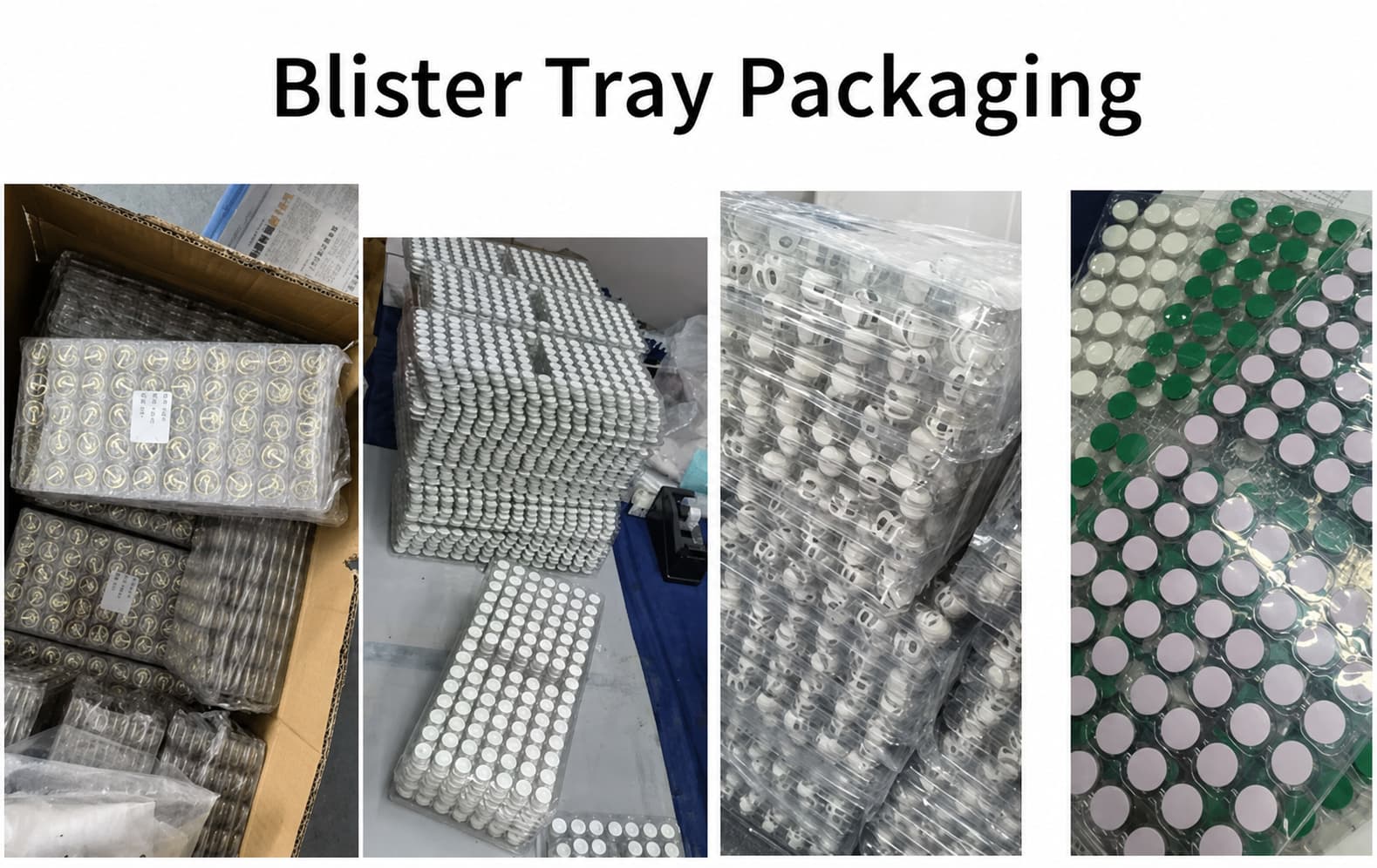 Metal hardware tray, polybag and carton packing references